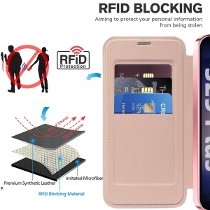 Husa pentru Samsung Galaxy S25 Plus - Techsuit SmartMag Book Case - Pink - Img 5