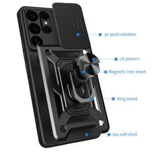 Husa pentru Samsung Galaxy S25 Ultra - Techsuit CamShield Series - Black - Img 2