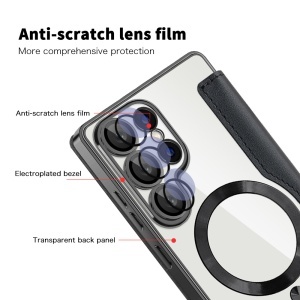 Husa pentru Samsung Galaxy S25 Ultra - Techsuit SmartMag Book Case - Black - Img 3
