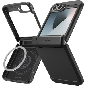 Husa pentru Samsung Galaxy Z Flip6 / Flip7 FE - Spigen Tough Armor Pro MagSafe - Black - Img 1