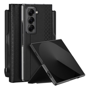 Husa pentru Samsung Galaxy Z Fold SE - Dux Ducis Bril (with Pencil Holder) - Black - Img 1