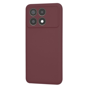 Husa pentru Xiaomi Poco F6 Pro - Techsuit SoftFlex - Plum Red - Img 3