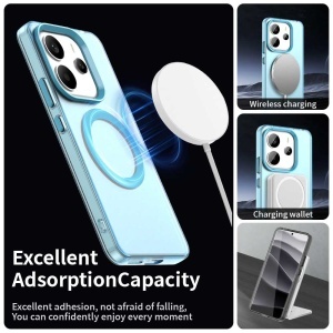 Husa pentru Xiaomi Redmi Note 14 5G - Techsuit CandyCase MagSafe - Blue - Img 5