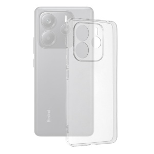 Husa pentru Xiaomi Redmi Note 14 5G - Techsuit Clear Silicone - Transparent - Img 1