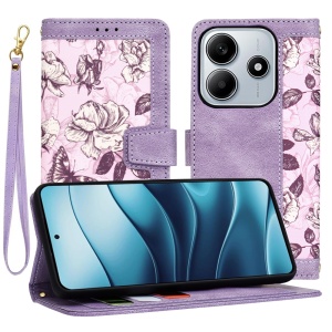 Husa pentru Xiaomi Redmi Note 14 5G - Techsuit FlipCraft - Mysterious Purple - Img 1