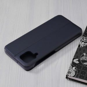 Husa Samsung Galaxy A12 / A12 Nacho Eco Leather View Flip Tip Carte - Dark Blue - Img 2