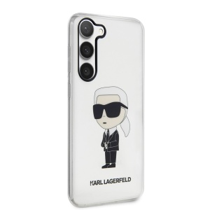Husa Samsung Galaxy S23 Plus - Karl Lagerfeld Hardcase Transparent (KLHCS23MHNIKTCT) - Ikonik Karl Lagerfeld - Img 5