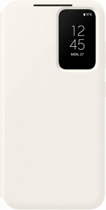 Husa Smart Clear View Cover pentru Galaxy S23 Plus, EF-ZS916CUEGWW, Cream - Img 1