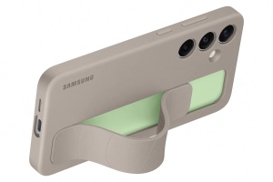 Husa Standing Grip Case pentru Galaxy S24 Plus, EF-GS926CUEGWW - Taupe