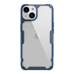 Husa telefon Nillkin pentru Apple iPhone 14, TPU, Albastru / Transparent