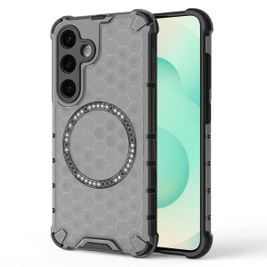 Husa transparenta pentru Samsung Galaxy S25 Plus - Techsuit HoneyComb Shield MagSafe - Black