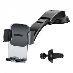 Suport Auto Telefon Universal - Baseus Gravity Grip (SUYK000001) - Black - Img 1