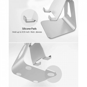 Suport Birou Telefon / Tableta - Techsuit Folding (Z4A) - Silver - Img 4