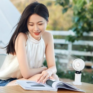 Ventilator Portabil, 1800mAh - Techsuit (N15) - White - Img 12