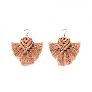 Cercei din bumbac Tassel