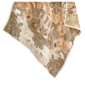 Esarfa patrata din satin Jungle 35860 Ibucork.ro