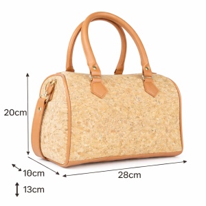 Geanta de mana Duffle din pluta Natur, 6, ibucork.ro