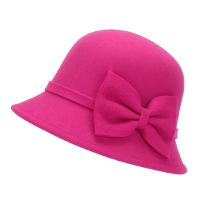 Palarie dama Ribbon fuchsia, 2, ibucork.ro