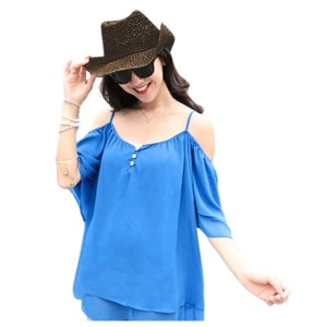 Palarie din rafie tip Cowboy 37330 Ibucork.ro