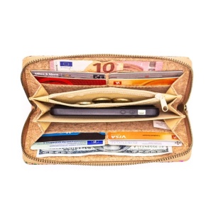 Portofel din pluta Multicolored 32730 Ibucork.ro