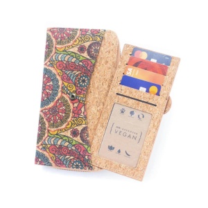 Portofel mare din pluta cu portcard detasabil 32900 Ibucork.ro