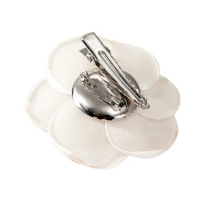 Brosa floare textila crem, 4, ibucork.ro