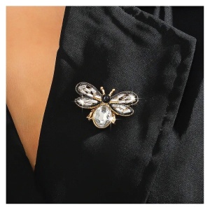 Brosa Insecta cu cristale 31151 Ibucork.ro