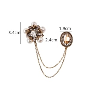 Brosa pentru sacou Floare 36521 Ibucork.ro