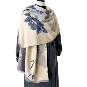Esarfa casmir Blue, 3, ibucork.ro