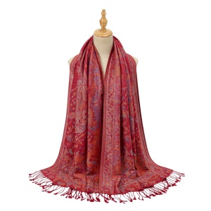 Esarfa casmir jacquard Purple - Img 2