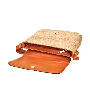 Geanta crossbody din pluta multicolor 33101 Ibucork.ro