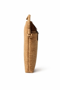 Geanta dama crossbody din pluta Natural Brown, 4, ibucork.ro