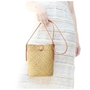 Gentuta din rafie crossbody 37041 Ibucork.ro