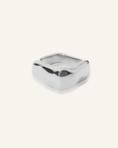 Inel din inox Bold Wave Silver, 2, ibucork.ro