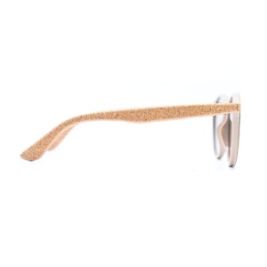 Ochelari de soare cu brate si toc din pluta Natur 36681 Ibucork.ro