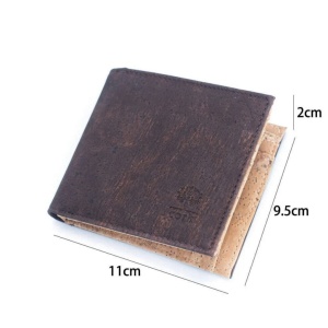 Portofel barbatesc din pluta maro-natural 32881 Ibucork.ro