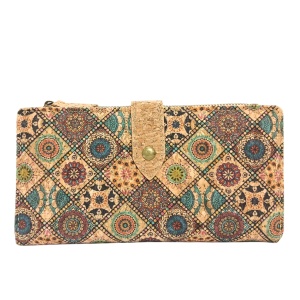 Portofel dama din pluta model mandala, 1, ibucork.ro