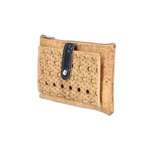 Portofel din pluta Navy Golden Stars 35731 Ibucork.ro