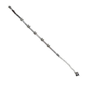 Bratara inox dama argintie cu fluturi, 1, ibucork.ro