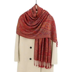 Esarfa casmir jacquard rosie, 1, ibucork.ro