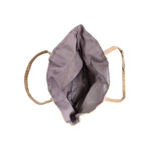 Geanta tote din rafie Light Beige 27942 Ibucork.ro