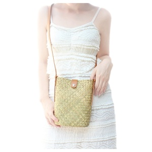 Gentuta din rafie crossbody 37042 Ibucork.ro