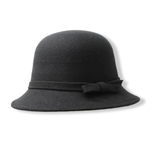 Palarie dama neagra cu fundita, 1, ibucork.ro