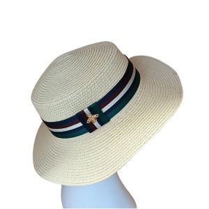 Palarie din rafie Bee Summer - Img 1