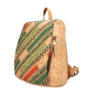 Rucsac din pluta Green Geometry 36052 Ibucork.ro