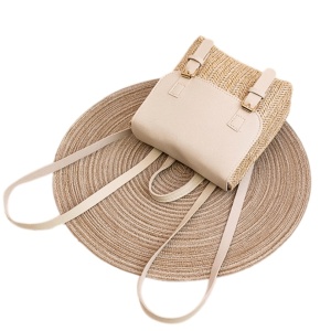 Rucsacel din rafie cu capac 37202 Ibucork.ro