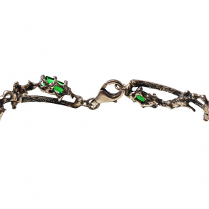 Bratara din argint Emerald 27753 Ibucork.ro