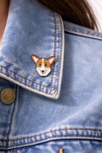 Brosa pin Corgi, 3, ibucork.ro