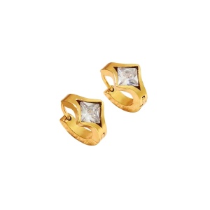 Cercei placati cu aur Gold Sparkle 34463 Ibucork.ro