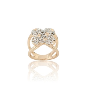 Inel pentru esarfa Flower Crystals